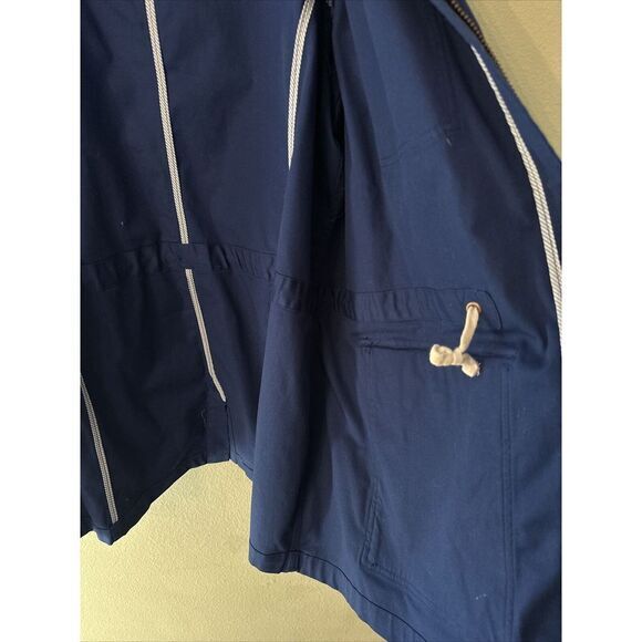 Duluth Trading Company Women's Blue Long Jacket Size XXL Inner Cinch For Waist - Picture 9 of 9